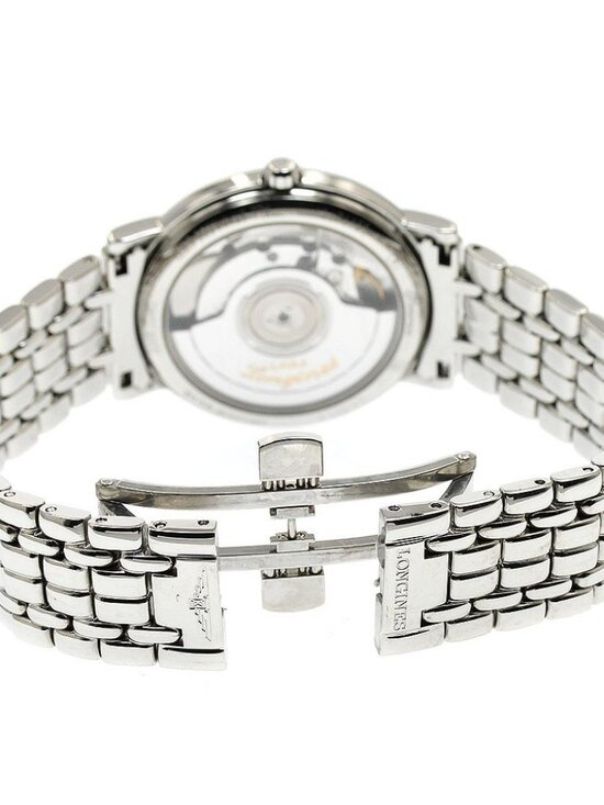 Longines Présence 36mm White Dial Men LONGINES Plaisance L4.821.4 Date white Dial Automatic Men\'s Watch_931012